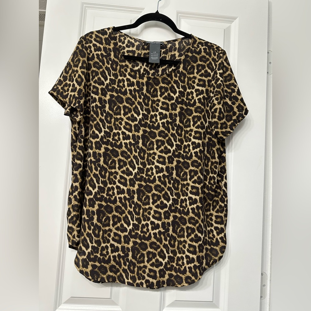 Leopard Print Women's Top